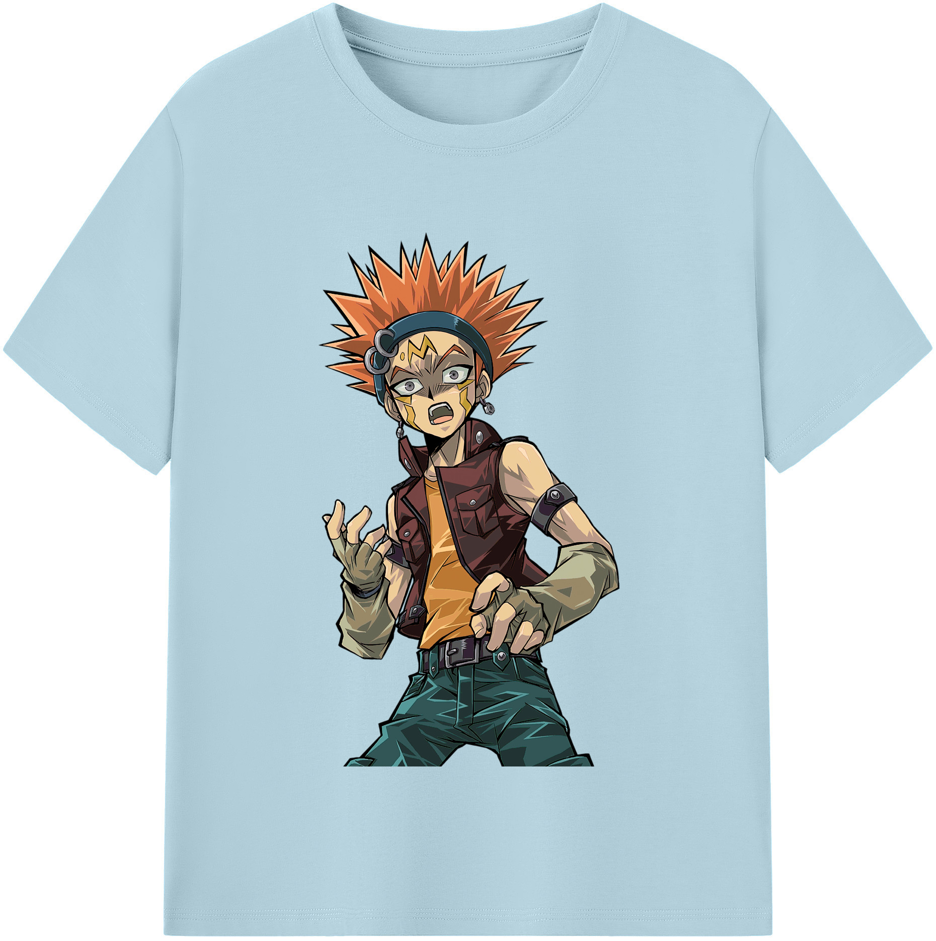 （画像用） 遊☆戯☆王 Yu-Gi-Oh! 綿100％半袖Tシャツ（フロントプリント）